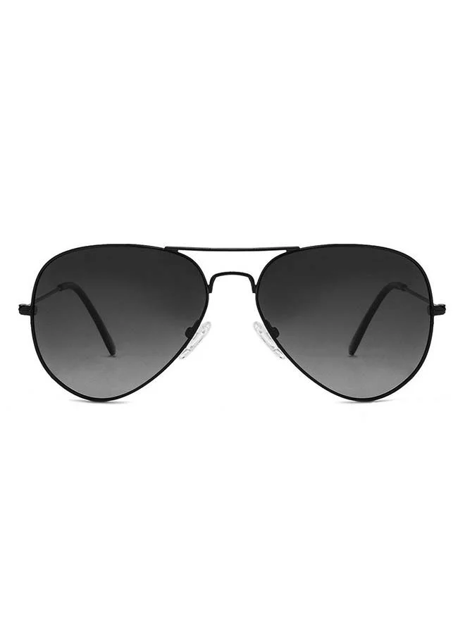 فينسينت تشيس نظارة شمسية إطار طيار كامل مستقطبة وحماية من الأشعة فوق البنفسجية   -  مم - أسود